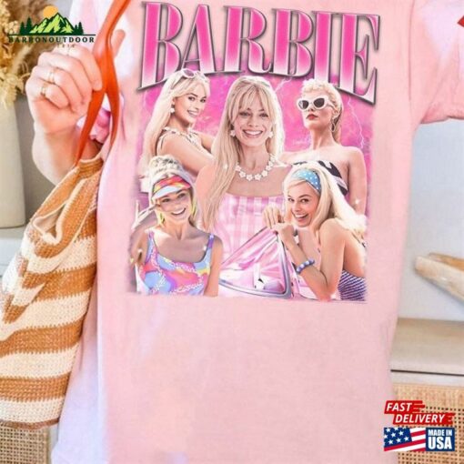 Margot Robbie Vintage Retro Shirt Barbie 2023 Classic Hoodie