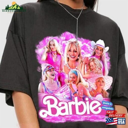 Margot Robbie Vintage Retro Shirt Barbie 2023 Sweatshirt Hoodie