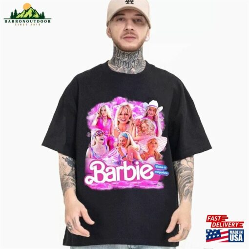 Margot Robbie Vintage Retro Shirt Barbie 2023 Sweatshirt Hoodie