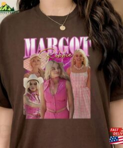 Margot Robbie Vintage Retro Shirt Barbie 2023 Unisex Classic Margot Robbie Vintage Retro Shirt Barbie 2023 Unisex Classic