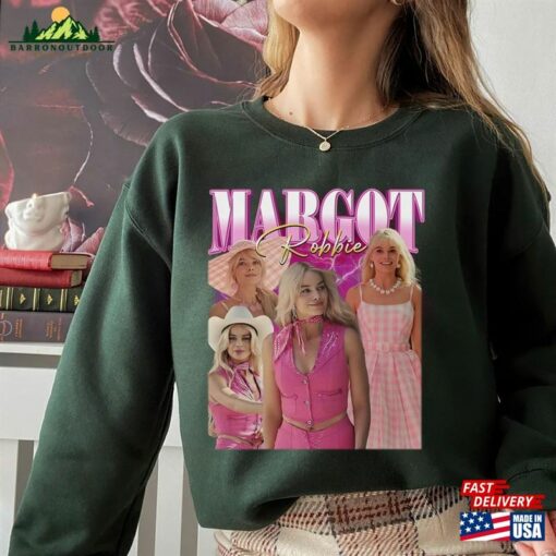 Margot Robbie Vintage Retro Shirt Barbie 2023 Unisex Classic