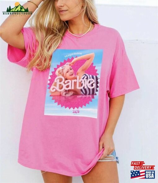 Margot Robbie Vintage Retro Shirt Barbie 2023 Unisex T-Shirt