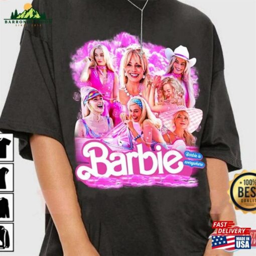 Margot Vintage Shirt Barbie Movie Robbie Unisex T-Shirt Sweatshirt Classic