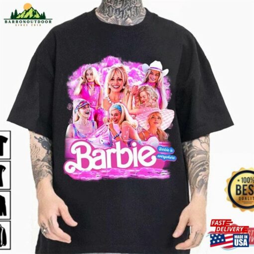 Margot Vintage Shirt Barbie Movie Robbie Unisex T-Shirt Sweatshirt Classic