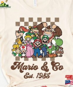 Mario Co Est 1985 Vintage Shirt Super Nintendo T-Shirt Hoodie