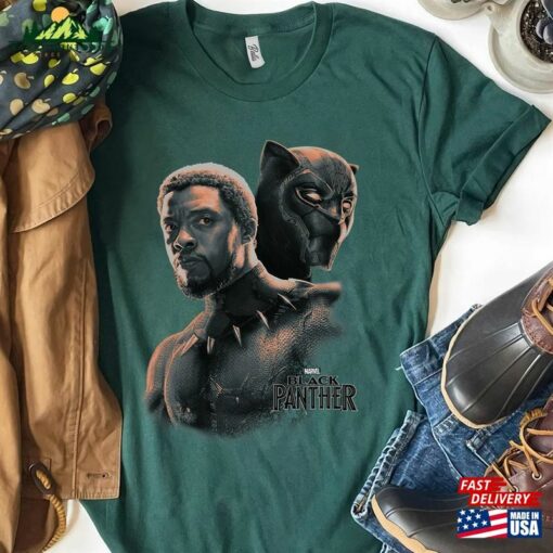 Marvel Black Panther 2 Movie Portrait T-Shirt Legend King T’chala Chadwick Boseman Wakanda Forever Shirt Sweatshirt