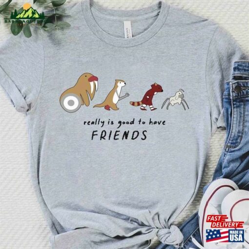 Marvel Gotg Good To Have Friends Rocket Lylla Floor Teefs Shirt Mcu Comic Fans Unisex T-Shirt Family Birthday Gift Adult Kid Toddler Tee Sweatshirt