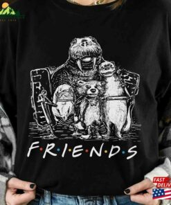 Marvel Guardians Friends Lylla Teefs Floor Rocket Raccoon Retro Shirt Mcu Comic Fans Unisex T-Shirt Family Birthday Gift Adult Toddler Tee