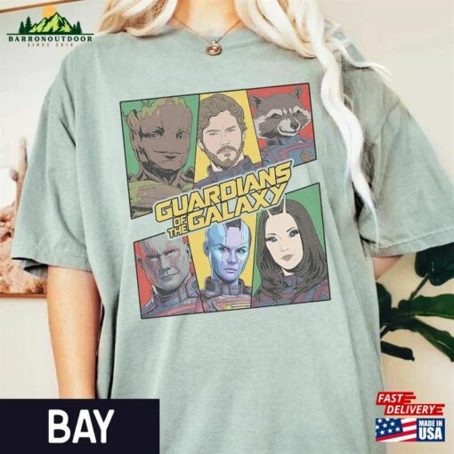 Marvel Guardians Of The Galaxy Shirt Avengers Comfort Colors Super Hero Hoodie Unisex