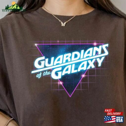 Marvel Guardians Of The Galaxy Shirt Retro Vintage Line Logo Comics T-Shirt Classic Hoodie