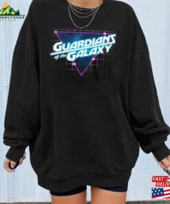 Marvel Guardians Of The Galaxy Shirt Retro Vintage Line Logo Comics T-Shirt Classic Hoodie