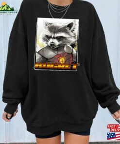 Marvel Guardians Of The Galaxy Shirt Rocket Glare Wanted Super Hero Sweatshirt Classic 3 Marvel Guardians Of The Galaxy Shirt Rocket Glare Wanted Super Hero Sweatshirt Classic 4