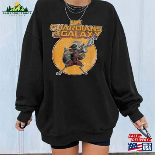 Marvel Guardians Of The Galaxy Shirt Vintage Comic Rocket Movie 2023 Classic Sweatshirt