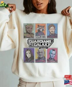 Marvel Guardians Of The Galaxy Vol 3 Galactic Bunch T Shirt Rocket Team Space Tee Unisex 3