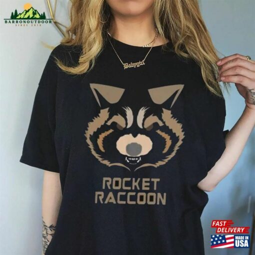 Marvel Guardians Of The Galaxy Vol 3 Rocket Raccoon Portrait T-Shirt Logo Chibi Sweatshirt Superhero Tees Hoodie