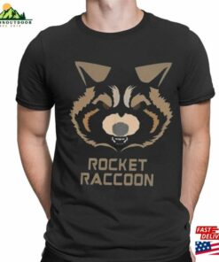 Marvel Guardians Of The Galaxy Vol 3 Rocket Raccoon Portrait T-Shirt Logo Chibi Sweatshirt Superhero Tees Hoodie