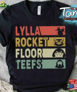 Marvel Movie 2023 Guardians Friends Lylla Teefs Floor Rocket Raccoon Retro Shirt Mcu Fans Studios Disneyland Family Holiday Gift Unisex Hoodie