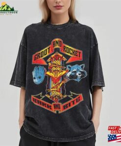 Marvel Rocket Groot New Guardians Of The Galaxy T-Shirt Shirt Sweatshirt Classic