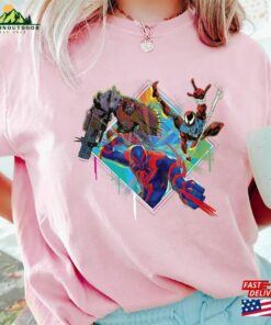 Marvel Spider Man Across The Spiderverse Trio Cyborg Scarlet And Miguel O T Shirt Sweatshirt 3