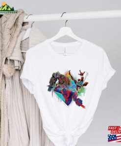 Marvel Spider Man Across The Spiderverse Trio Cyborg Scarlet And Miguel O T Shirt Sweatshirt 4