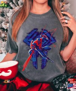 Marvel Spider Man Across The Verse 2099 Glitch T Shirt Classic Unisex 4