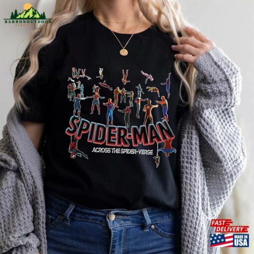 Marvel Spider Man Across The Verse Funny Shirt Hoodie Unisex