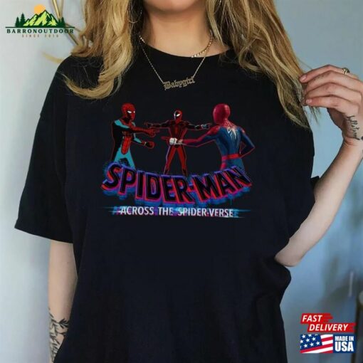 Marvel Spider Man Across The Verse Funny Shirt Sweatshirt T-Shirt