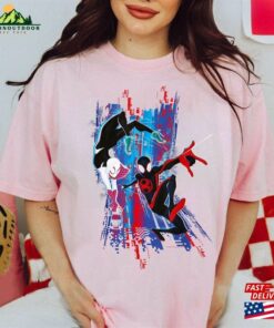 Marvel Spider Man Across The Verse Miles And Gwen T-Shirt Classic