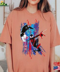 Marvel Spider Man Across The Verse Miles And Gwen T-Shirt Classic 2 Marvel Spider Man Across The Verse Miles And Gwen T Shirt Classic 3