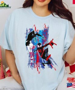 Marvel Spider Man Across The Verse Miles And Gwen T-Shirt Classic 3 Marvel Spider Man Across The Verse Miles And Gwen T Shirt Classic 4