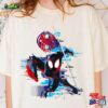 Marvel Spider Man Across The Verse Miles Glitch T-Shirt Unisex