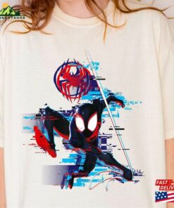 Marvel Spider Man Across The Verse Miles Glitch T-Shirt Unisex