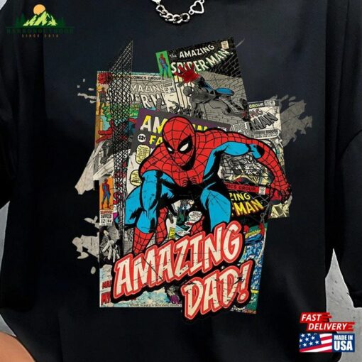 Marvel Spider Man Amazing Dad Comfort Colors® Shirt Unisex Sweatshirt