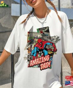 Marvel Spider Man Amazing Dad Comfort Colors(r) Shirt Unisex Sweatshirt 3
