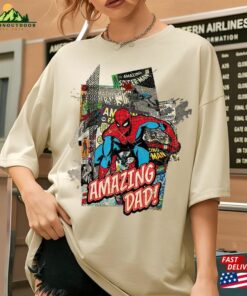 Marvel Spider Man Amazing Dad Comfort Colors(r) Shirt Unisex Sweatshirt 4