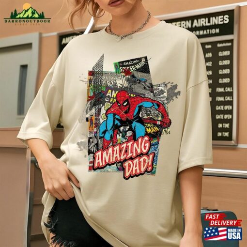 Marvel Spider Man Amazing Dad Comfort Colors® Shirt Unisex Sweatshirt