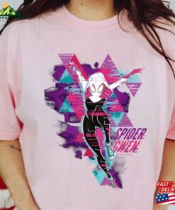 Marvel Spider Man Into The Verse Gwen Stacy Hearts Classic Unisex