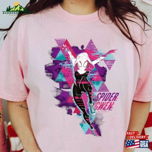 Marvel Spider Man Into The Verse Gwen Stacy Hearts Classic Unisex