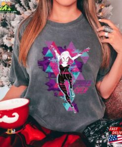 Marvel Spider Man Into The Verse Gwen Stacy Hearts Classic Unisex