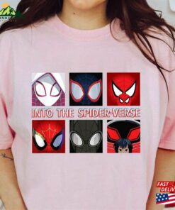 Marvel Spider Man Into The Verse Heroes T-Shirt Hoodie
