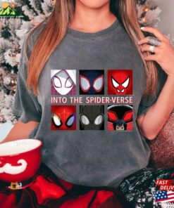 Marvel Spider Man Into The Verse Heroes T-Shirt Hoodie