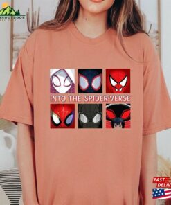 Marvel Spider Man Into The Verse Heroes T Shirt Hoodie 3