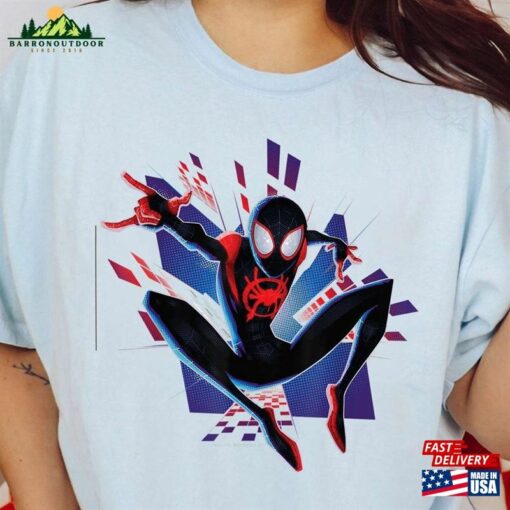 Marvel Spider Man Into The Verse Miles City T-Shirt Classic