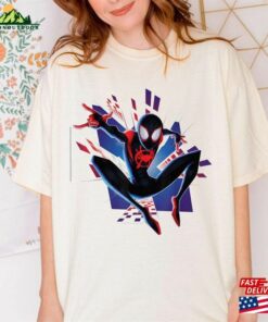 Marvel Spider Man Into The Verse Miles City T Shirt Classic 3