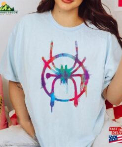Marvel Spider Man Into The Verse Rainbow Icon T Shirt Classic Hoodie 3