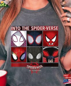 Marvel Spider Man Spiderverse Square T-Shirt Ghost Gwen Stacy Sweatshirt Hoodie