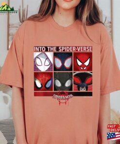 Marvel Spider Man Spiderverse Square T-Shirt Ghost Gwen Stacy Sweatshirt Hoodie