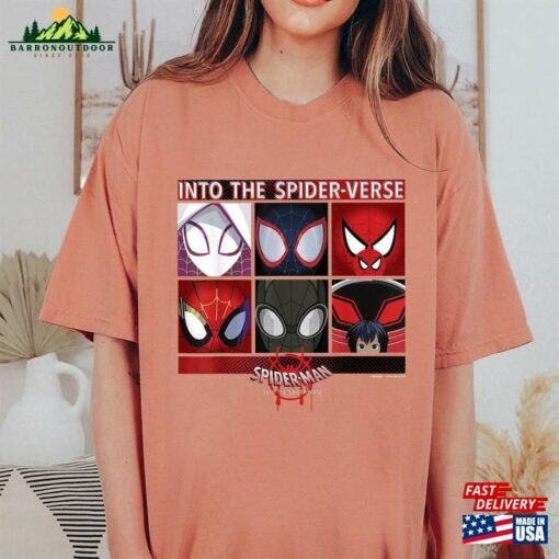 Marvel Spider Man Spiderverse Square T-Shirt Ghost Gwen Stacy Sweatshirt Hoodie