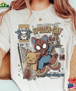 Marvel The Amazing Spider Cat Shirt Comic Avenger Hoodie Sweatshirt