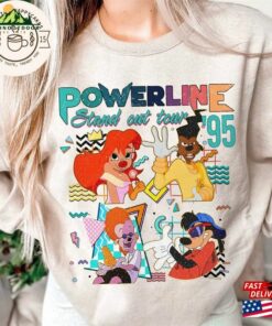 Max Goof Roxanne Goofy Powerline Stand Out Tour’95 Vintage Retro Shirt Movie Classic Unisex